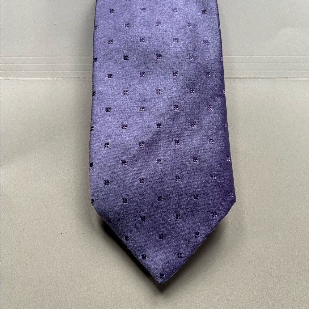 Brioni Silk Tie Made in Italy Light Purple/Lavender